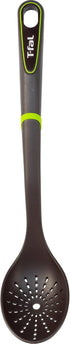 T-fal High-Temp Nylon Straining Spoon, Black Ingenio Model.