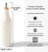 16oz HOMCDALY Ceramic Olive Oil Dispenser for Kitchen, Stoneware Oil and Vinegar Bottles Dispenser, Kitchen Dispenser