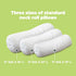 Bean Products Kapok Neck Roll Pillow for Sleeping – Hypoallergenic Organic Cotton Fabric Neck Pillow for Pain Relief