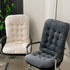 GKWW Non-Slip Desk Chair Cushion Rocking Office Chair Pad with Ties Soft Seat Cushion with High Back Support for Dorm