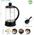 Easyworkz Eclipse French Press 12 oz Coffee Tea Maker with Borosilicate Glass by Easyworkz