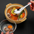 4 Pieces Stainless Steel Asian Soup Spoons, 6.3 Inch Heavy-Weight Short Handle Ramen Spoons