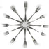 DecorRack 12pcs Dinner Forks, Stainless Steel Flatware, 7.5 Inches, Dishwasher Safe