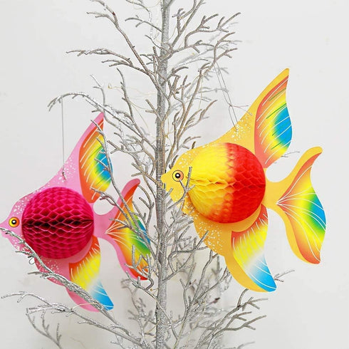 Cheerland Under The Sea Party Decorations - Tropical Fish Bubble Garland, Mermaid Birthday Supplies, Ocean Backdrop