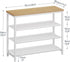 3 4-Tier Closet 9-12 WN94XJ01 HOOBRO Shoe Rack with PU Shelves, Shoe Storage Organizer for and Entryway, Holds Pairs