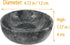 Natural Marble Decorative Bowls for Home Decor, 4.72 inch Hand-Carved Decorative Bowl Key Bowl, Ritual use, Incense Burner, smudging Bowl, Decoration Bowl, offering Bowl by Daszui