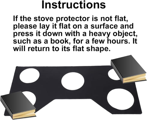 Compatible with GE 30 Inch Gas Range Protectors, Non-Stick Stove Protector, Washable Liner for JGP5030