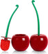 Higliocas 2-Pack Toilet Brush Household Bathroom Cleaning Cherry: Adorable Shape with Holder, Deep Clean Bowl Under