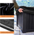 COOSOO Deck Box Cover Waterproof Heavy Duty Patio Ottoman Cover All Weather Protection Outdoor Large Deck Cover
