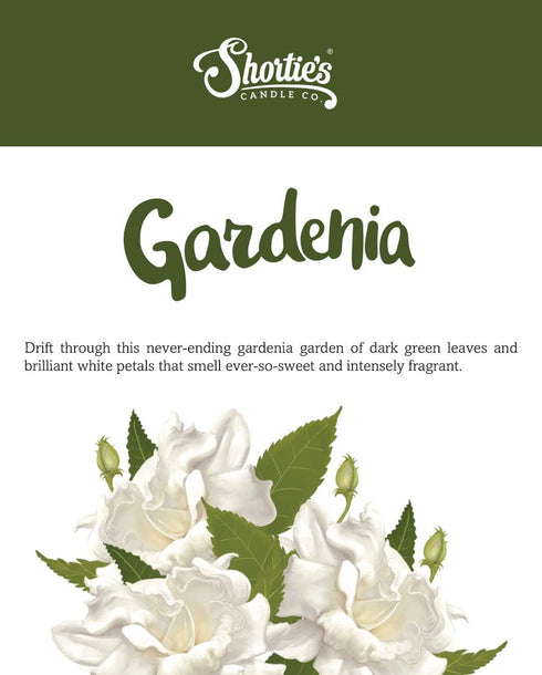 Shortie's Candle Company Pure Gardenia Wax Melts Multi Pack - Formula 117-2, Highly Scented 3 Oz. Bars