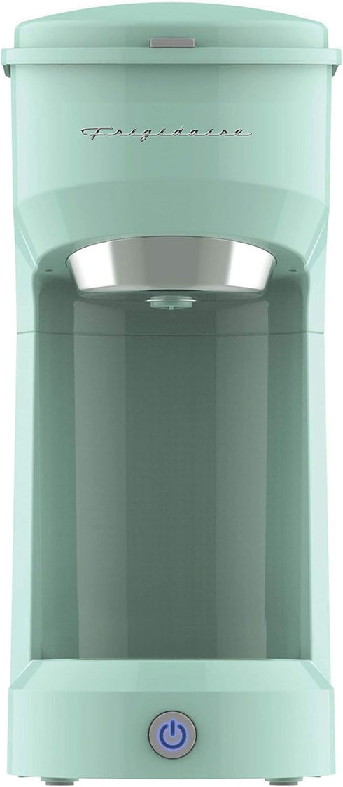 Frigidaire ECMK088-MINT Retro Single Serve Maker, Brewer for Ground Coffee, 300 ml, MINT