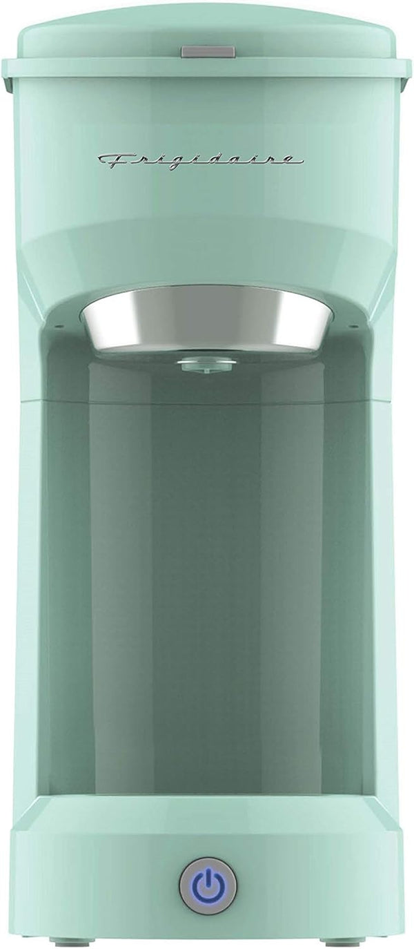 Frigidaire ECMK088-MINT Retro Single Serve Maker, Brewer for Ground Coffee, 300 ml, MINT