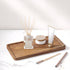 2 Pack Tray,11.8x5.9 Inch VERTORGAN Acacia Wood Serving Decorative Trays Platter for Coffee Table,Living