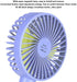 Pssopp Mini Desk Fan, Three-speed Adjustable Cooling Electric Fan with Magnetic Base