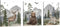 Woodland Animal Nursery Wall Art: 16"x24" Forest Wildlife Prints Canvas Posters Set