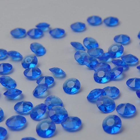 ZKC 4.5mm 10000PCS Light Blue Crystal Acrylic Diamond Vase Fillers, Beads for Wedding Centerpiece Table Decorations.