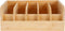 GTI Belt Organizer - 5 Compartments for Closet and Drawer, Bamboo Display Case for Tie and Belt Storage