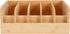 GTI Belt Organizer - 5 Compartments for Closet and Drawer, Bamboo Display Case for Tie and Belt Storage