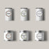 Canning Labels for Jars and Lids, 2"Round Labels for Jars, Food Containers, Bottle, Candle, Spice Jar (500 pcs, White) by Yv Fai