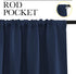 29" 50" 2 NICETOWN Kitchen Curtains, Short Blackout Curtains & Drapes, Thermal Insulated Blackout Curtain Panels