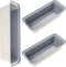 13x4 Inch Loaf Pan 3-Pack, Nonstick Carbon Steel Bread Pan for Even
