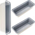 13x4 Inch Loaf Pan 3-Pack, Nonstick Carbon Steel Bread Pan for Even