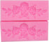 2 Pieces Four Roses Candy Silicone Mold - Fondant Chocolate Molds for Cake Topper Decor and Desserts