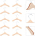 10Pcs Wooden Pet Hangers - Compact and Lightweight Clothing Rack for Small Dogs, 5.51 Inch Durable Wood Hangers
