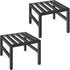 LLAXERGU Plant Stand Indoor Outdoor, Heavy Duty Wrought Iron Pedestal Stands Metal Plant