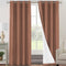 PrinceDeco Blackout Curtains for Bedroom 96 Inches Long Linen Look Curtains for