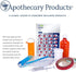 Apothecary Products Mortar and Pestle Bowl - Glass Mixer and Grinder for Medicine (2 oz)