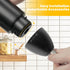 Cordless Immersion Blender with Egg Whisk and Chopper, Rechargeable Turbo Mode Hand Mixer, 2-in-1 Heavy Duty Portable