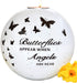 Butterfly Memorial Candle Holder - 5 x 5 Inch Sympathy Gift for Grief, Loss of Loved One, Remembrance
