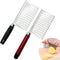 2 PACK French Fry Crinkle Cutter, Wavy Potato Slicer, Vegetable Chopper Knife for Home Kitchen