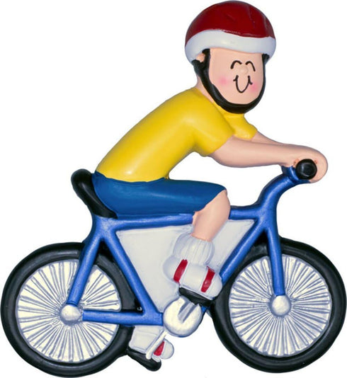 OC-123-M Bicycle Rider Ornament