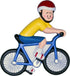 OC-123-M Bicycle Rider Ornament