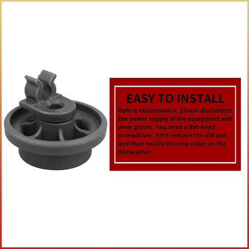 8 Pcs 4581DD3003B Dishwasher Lower Rack Wheels, Bottom Dishrack Roller Assembly Replacement for LG Dishwashers