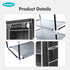 Kennkari 9 20-pair Tier Shoe Rack with Dustproof Cover, Free Standing Shoes Organizer, Narrow Shoe Storage Rack