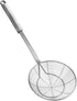 YFWOOD 5.5 Inch Spider Strainer Skimmer, Solid Stainless Steel Ladle with Large Handle for Kitchen Deep Frying
