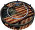 MightySkins Skin Compatible with Shark Ion Robot 750 Vacuum - Minimal Coverage - Vintage American | Protective, Durable