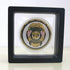 Set of 2 Challenge Coins Display Stand, 3D Floating Clear Case for Jewelry, Specimen, Military Medal