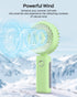 Portable Handheld Misting Fan, 4000mAh USB Rechargeable Personal Foldable Fan with Water Tank for Travel & Office