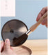 Coffee Grinder Cleaning Brush, Beechwood Handle, Natural Boar Bristles, 8" Tool for Home Kitchen Barista