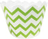 AllyDrew Standard Size Chevron Cupcake Wrappers, Set of 20, Green