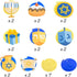 30PCS Hanukkah Decorations Hanging Swirls, Holiday Chanukah Party Supplies Ceiling Decor