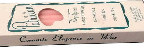 D'light Online Patrician 10 Inch Hand Dipped Skinny Taper Candles (Set of 12, Pink)