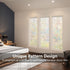 LEMON CLOUD Window Privacy Film - Decorative Stained Glass Window Stickers, Rainbow Cling Holographic, No Glue Frosted