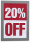 Durable Duraframe Self Adhesive Magnetic Sign Holder, Half Letter-Size 5.5" x 8.5" - Silver Frame - Pack of 2