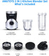 Personal Blender for Shakes and Smoothies, Professional Kitchen Blender with Blending & Grinding Blades, 24/10 OZ