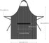 Syntus 2 Pack Adjustable Bib Apron - Waterdrop Resistant Kitchen Aprons with 2 Pockets for Men and Women Chef
